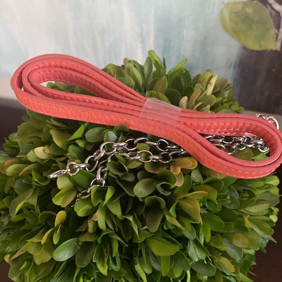 BRIGHTON 🪸CORAL🪸 SILVER-TONE LARGE ENVELOPE WALLET CROSSBODY BAG🌟EUC🌟 - Picture 9 of 17